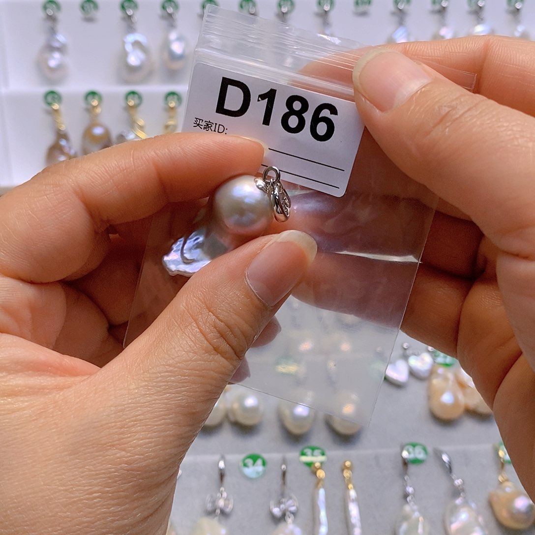 淡水珍珠颈饰银S925镶嵌