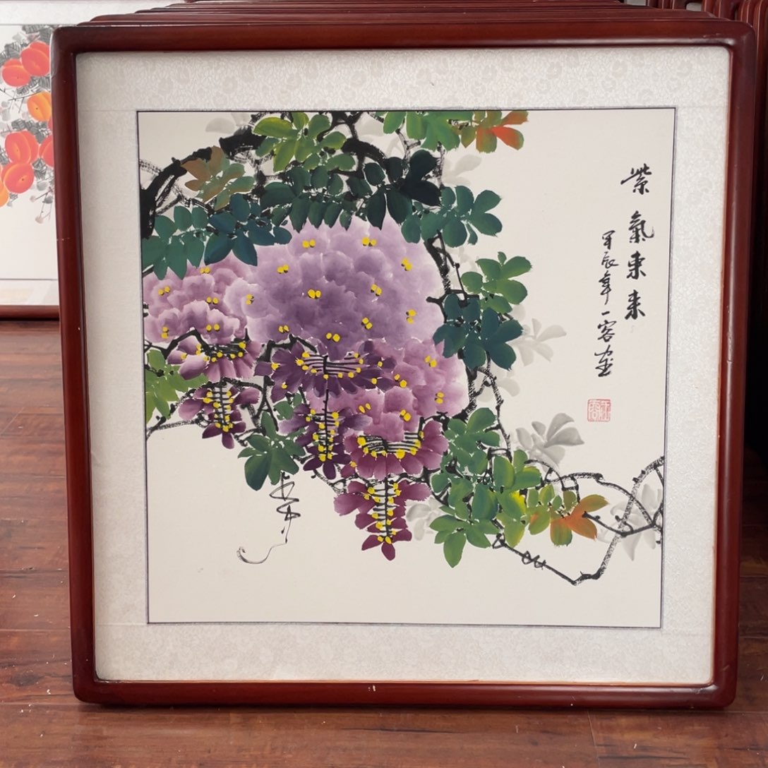 国画带框尺寸63*63厘米