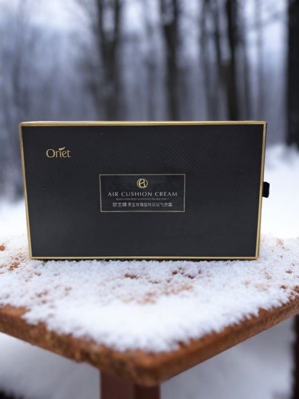 欧宝娜黑金玫瑰旋转双层气垫霜