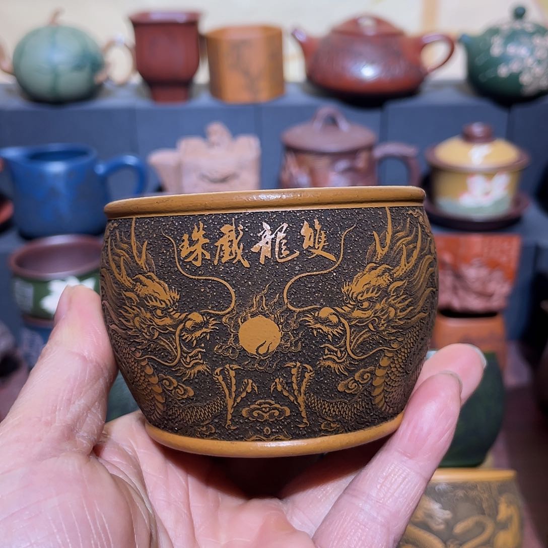 原矿紫砂手工主人杯