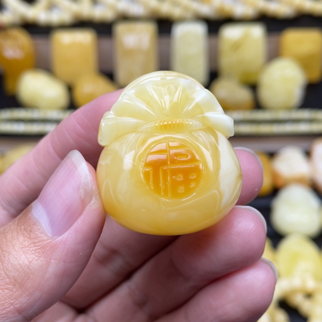 琥珀未镶嵌裸石琥珀蜜蜡