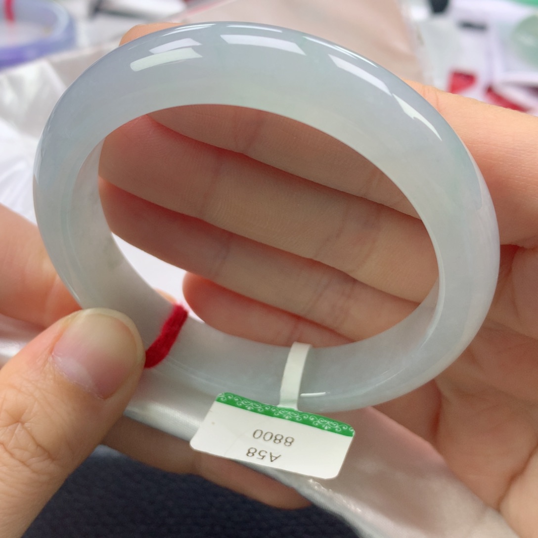 翡翠手镯未镶嵌58正