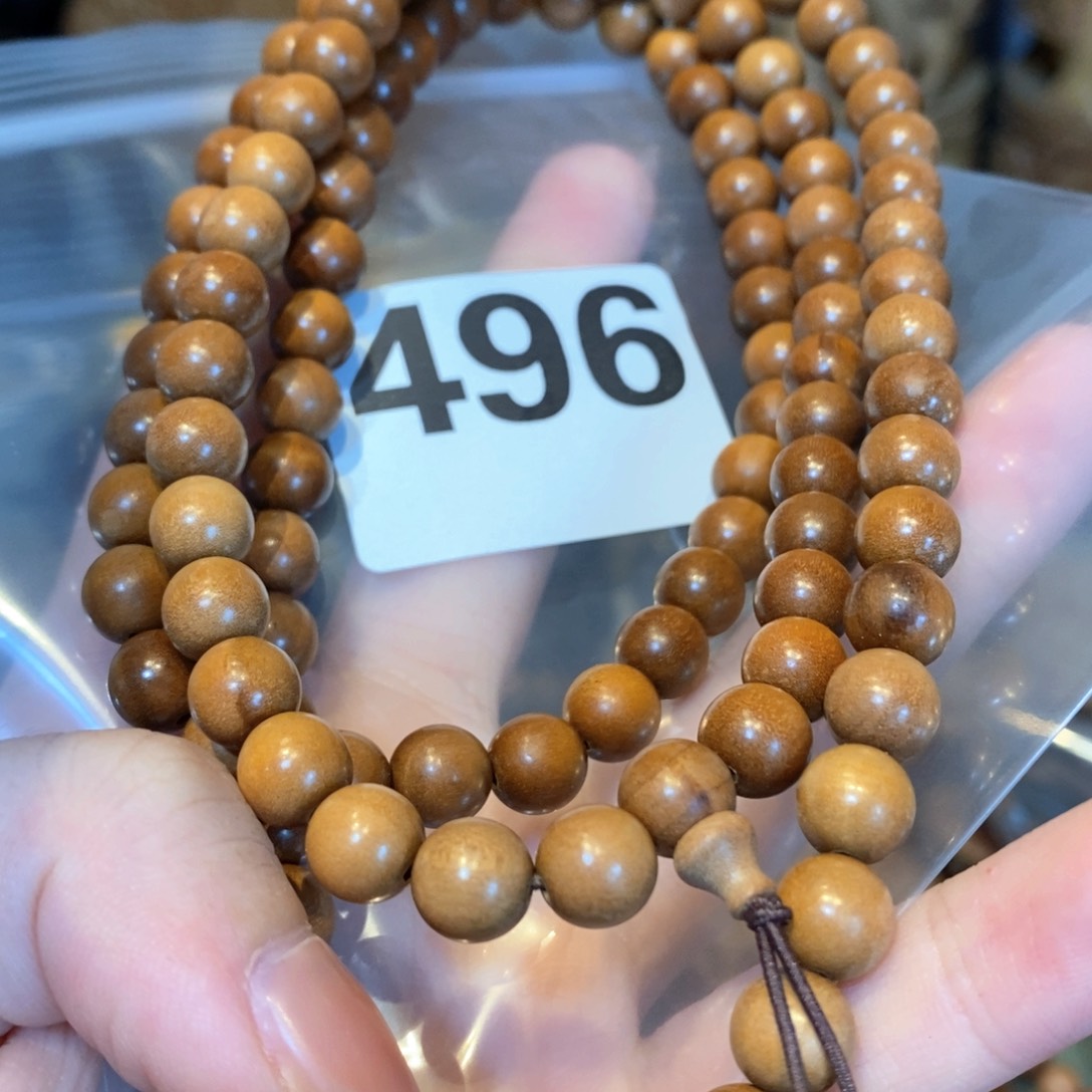 檀香木手串/手链0.8顺纹496