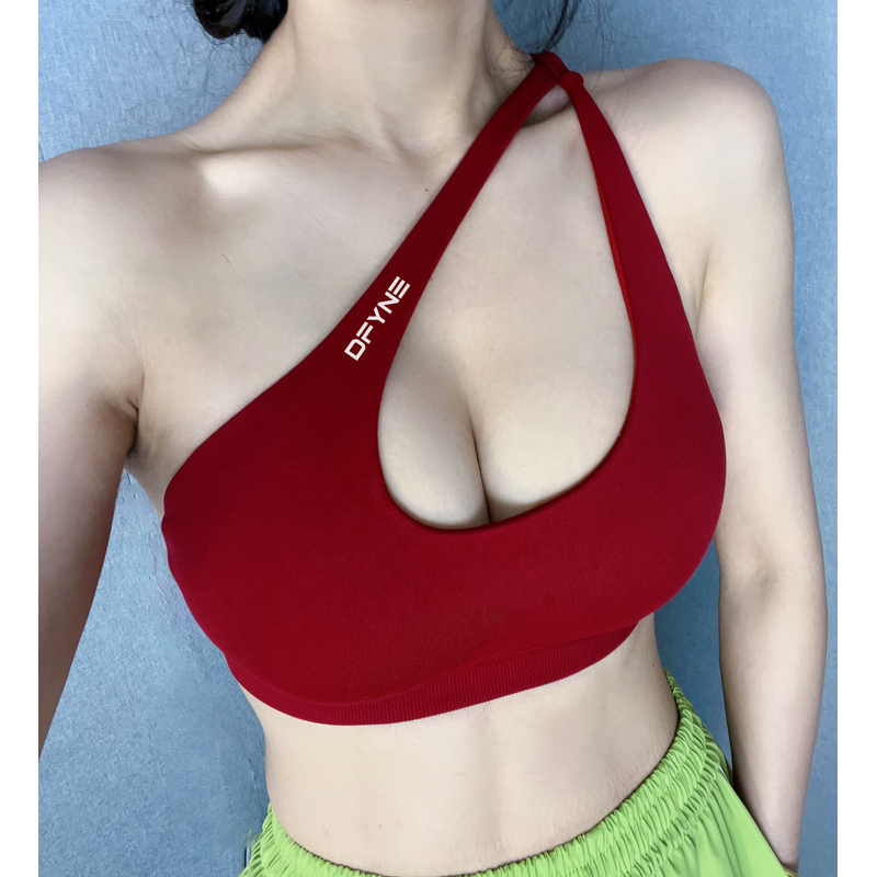 DFYNE新款运动健身斜肩美背