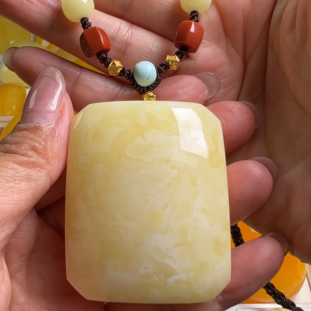 未镶嵌蜜蜡毛衣链无优化