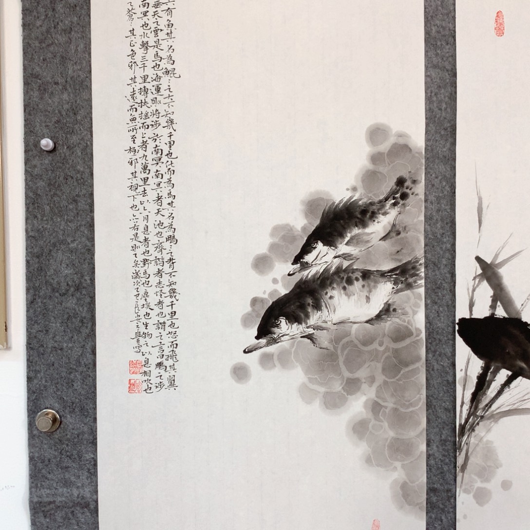 国画花鸟作品写意