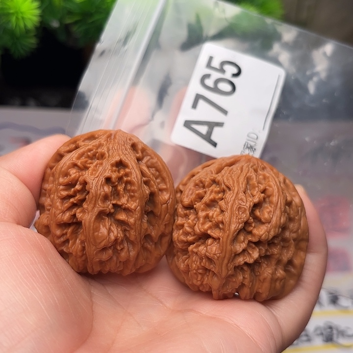 桃核把件核桃大粗筋43