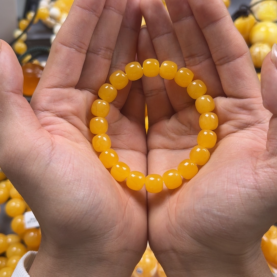 蜜蜡珠宝奇石未镶嵌同料老型11mm