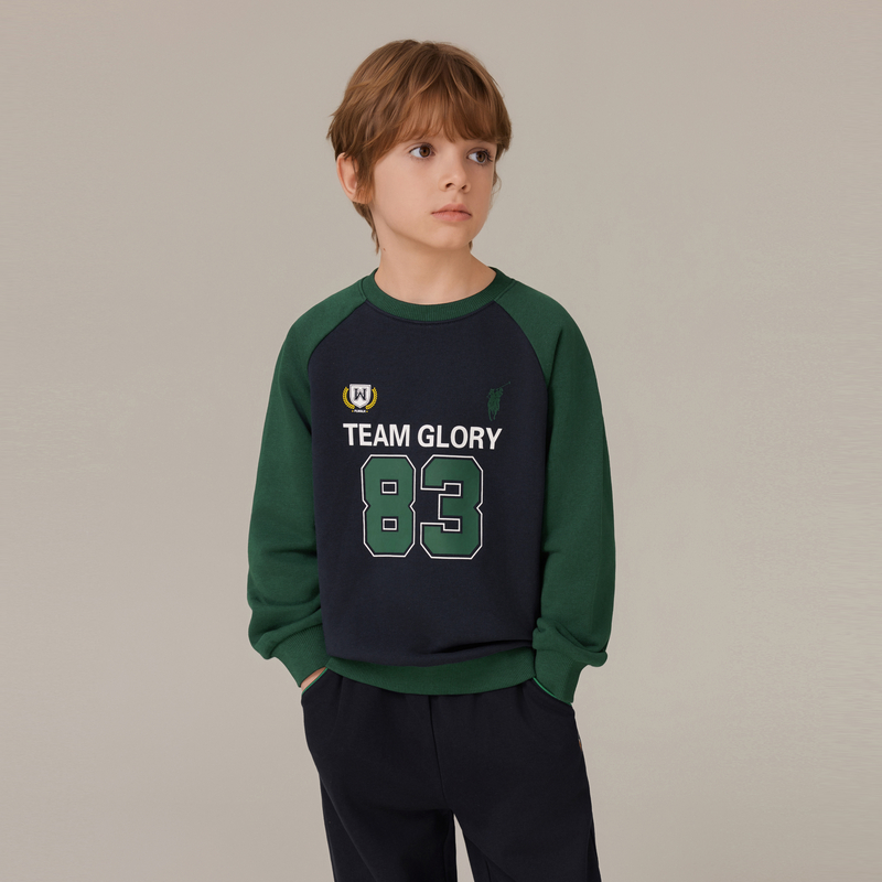 POLOWALK童装男童卫衣2025新品男童卫衣B5JW532A0143