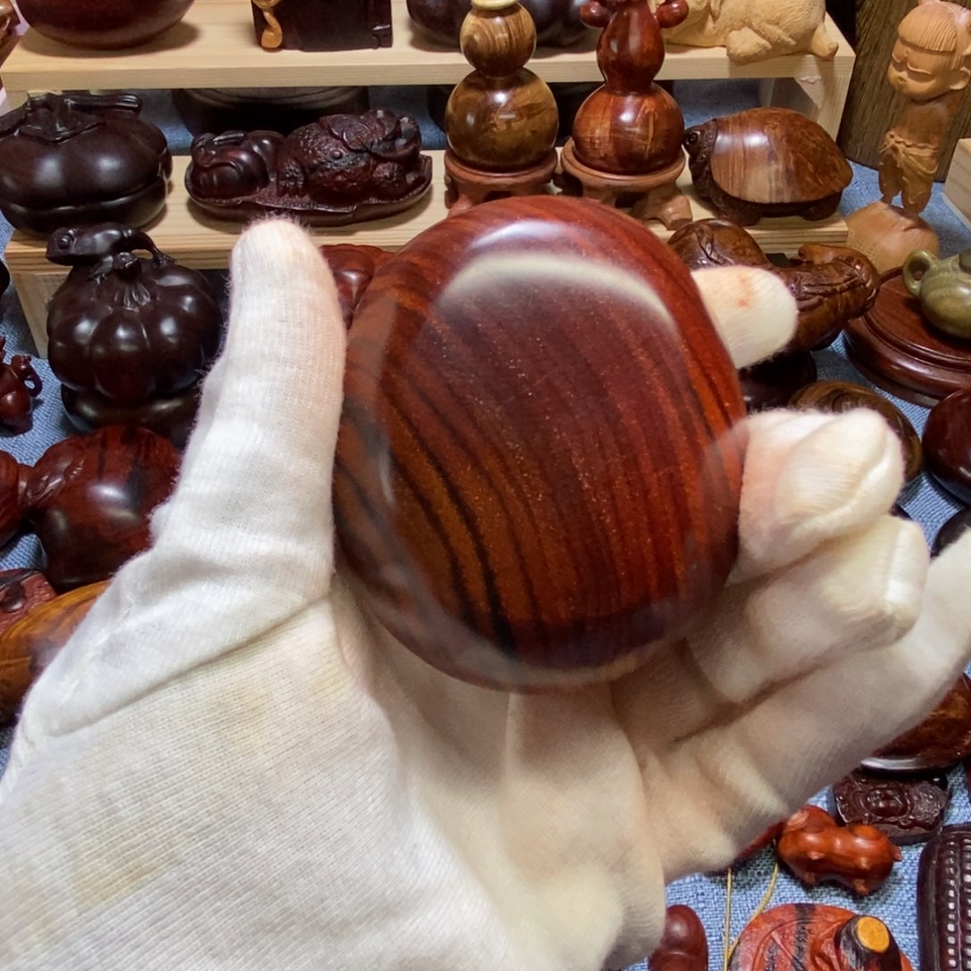 图***③手串/手链小叶紫檀微凹大富甲