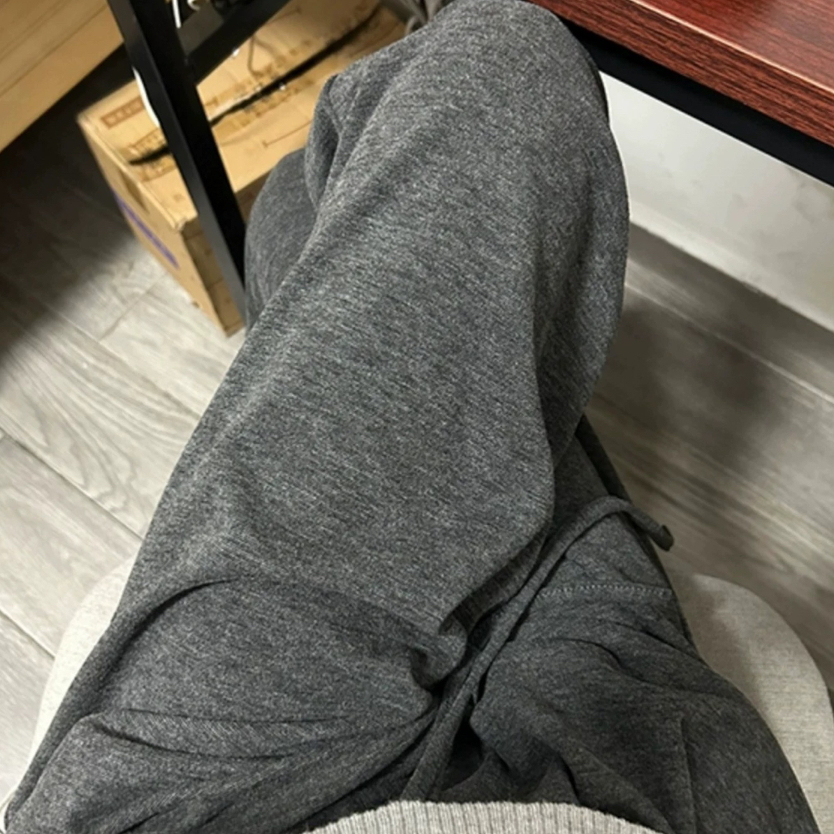 宽腰头软糯慵懒感高腰直筒阔腿糯米裤秋冬新款