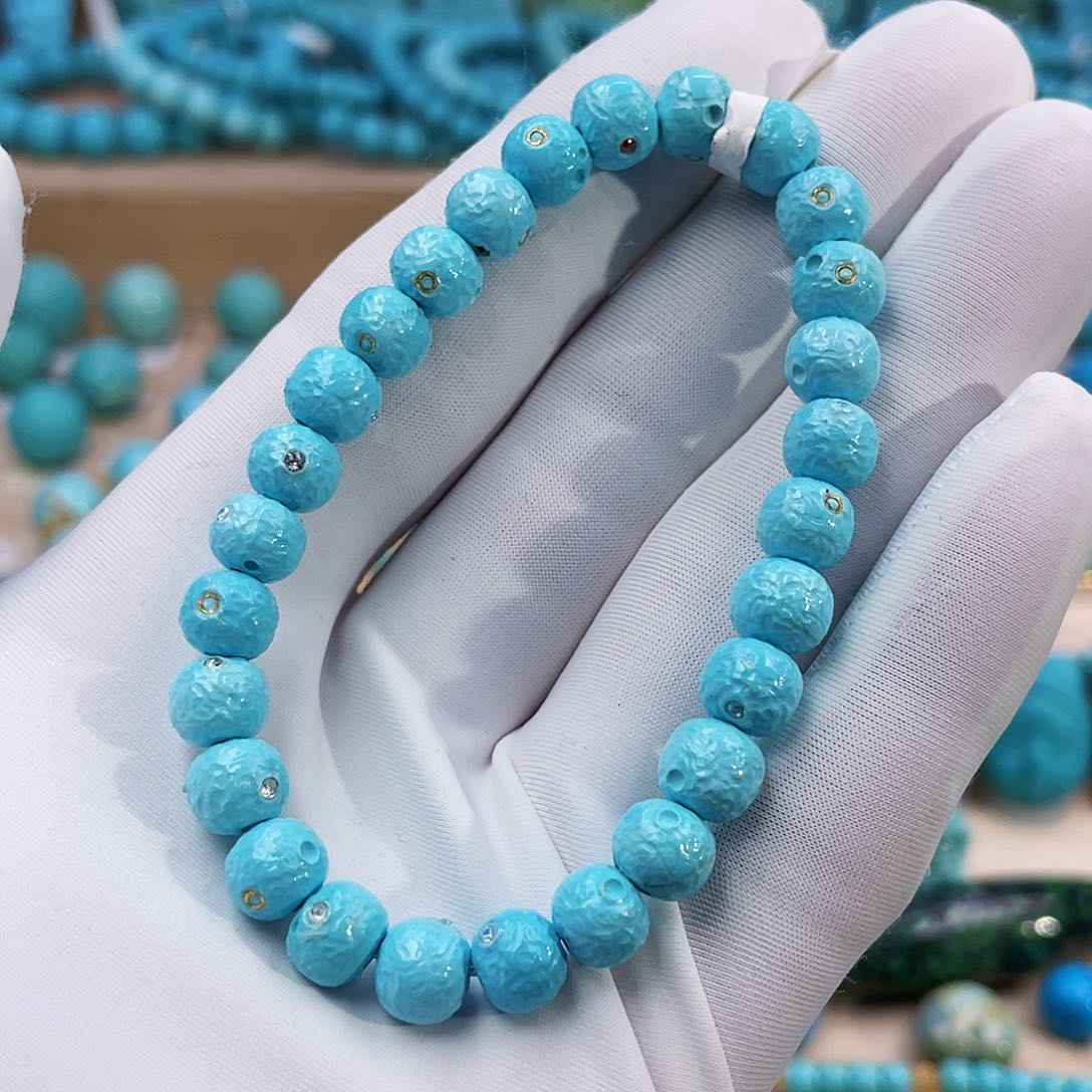 绿松石珠宝奇石未镶嵌