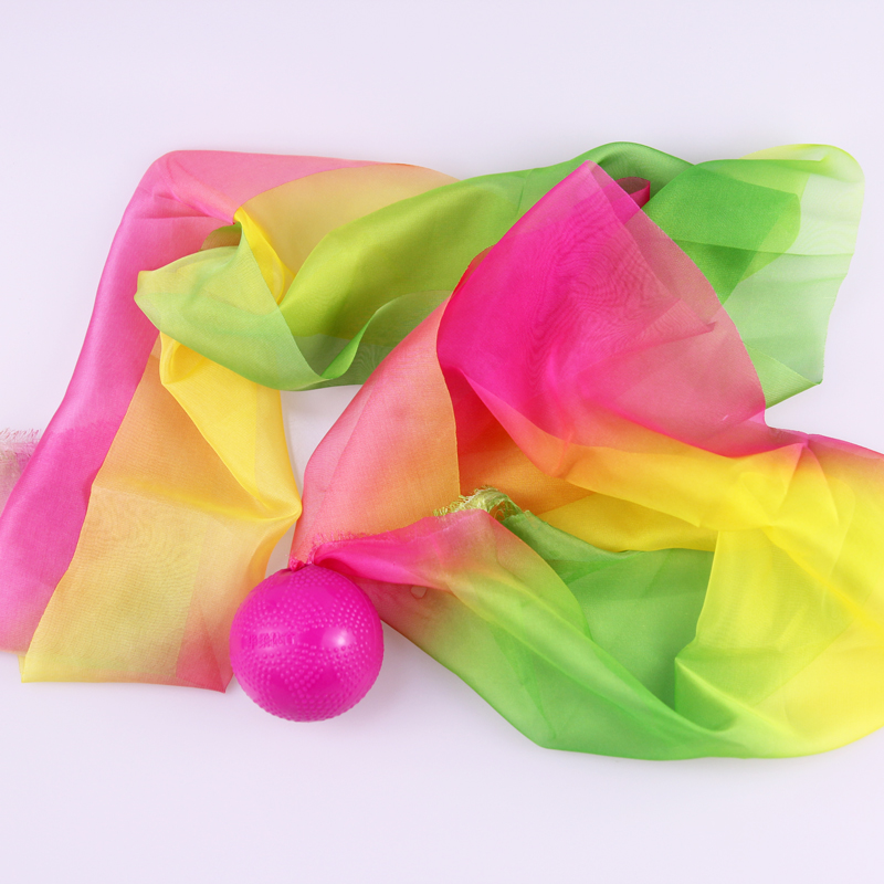 华柔柔力球 表演彩绸