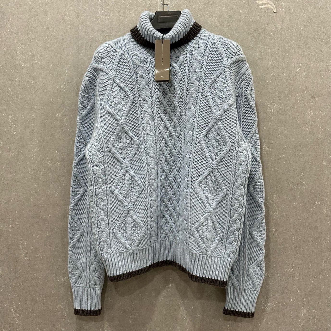 未使用 DIOR/迪奥 羊绒针织高领毛衣L码/005517