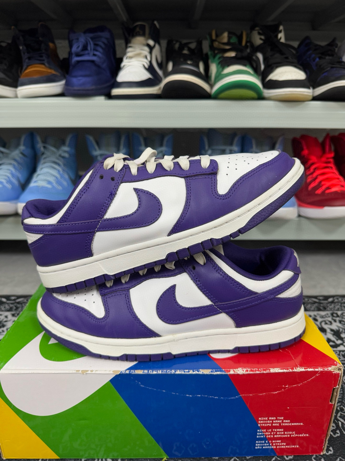 90新 maje 41码/dunk low白紫休闲鞋/二手正品