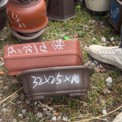 红陶紫砂花盆花盆盆景盆栽瑕疵