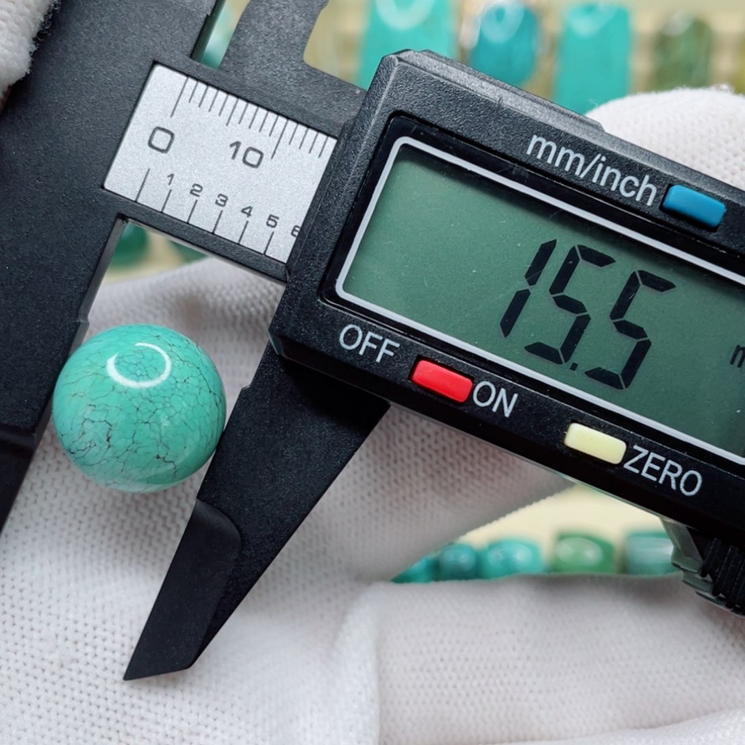 绿松石散珠未镶嵌