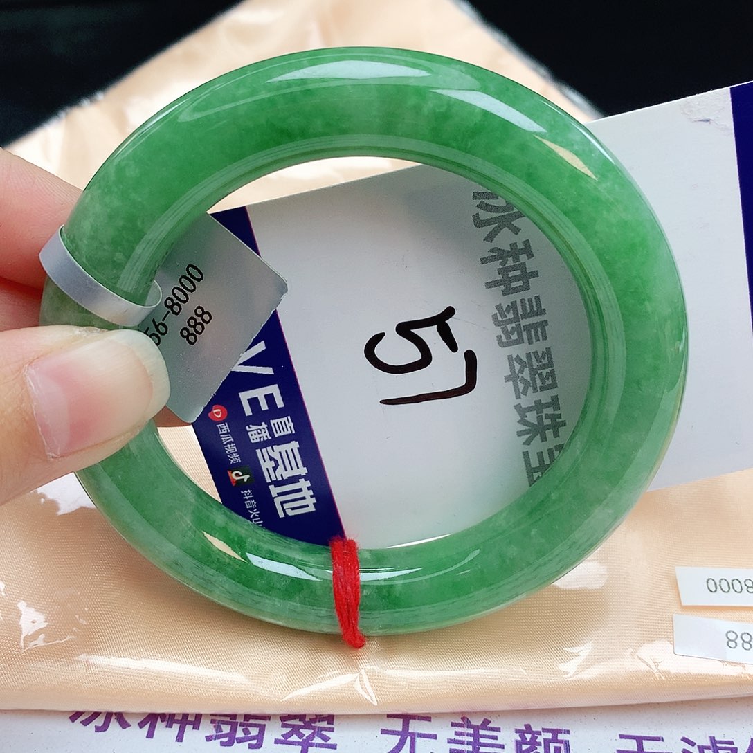 翡翠手镯未镶嵌缅甸天然A货翡翠手镯