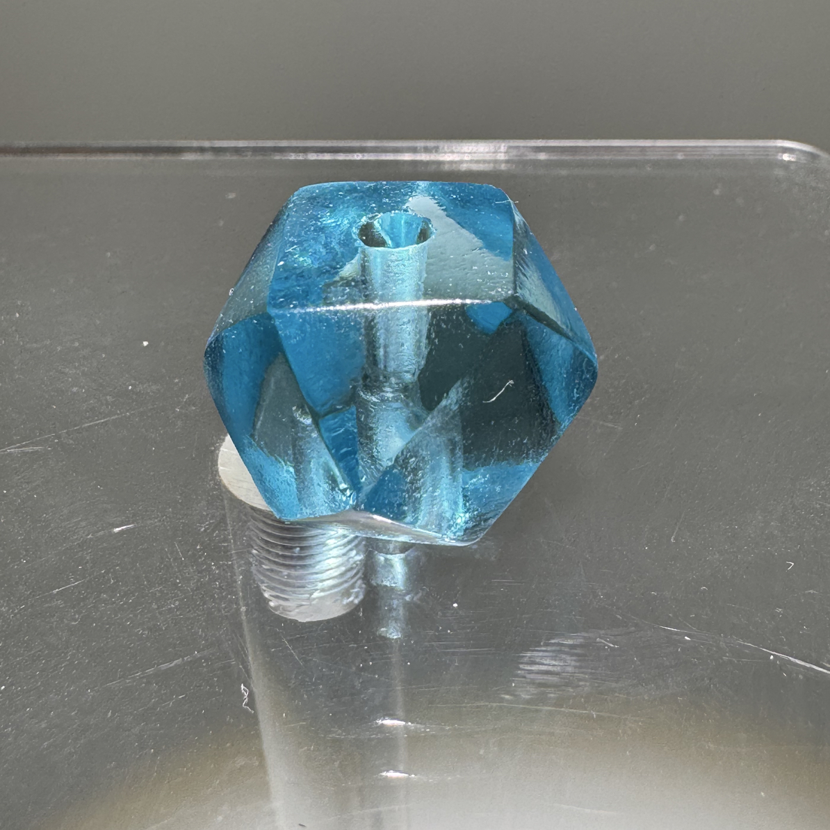 天然海蓝水晶八棱珠