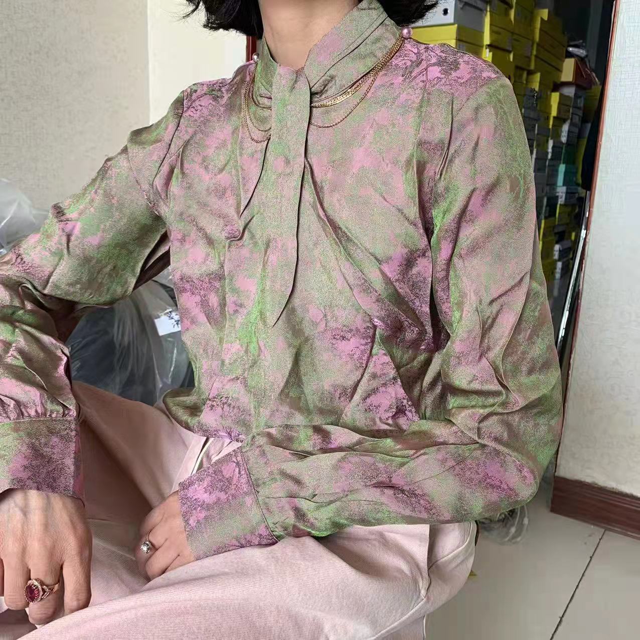 （现货）2025夏季新款炫彩醋酸衬衫