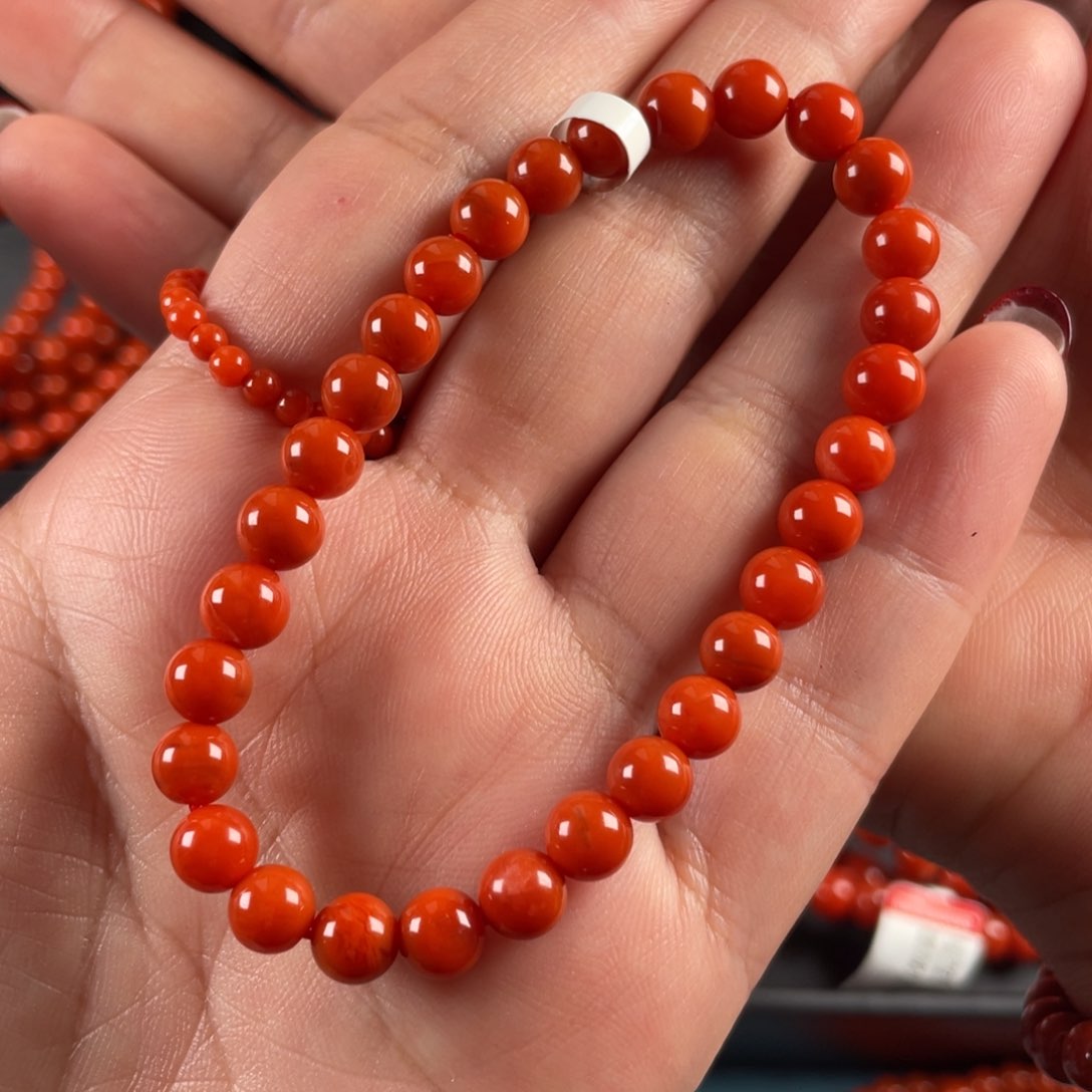 南红玛瑙手链未镶嵌妞6