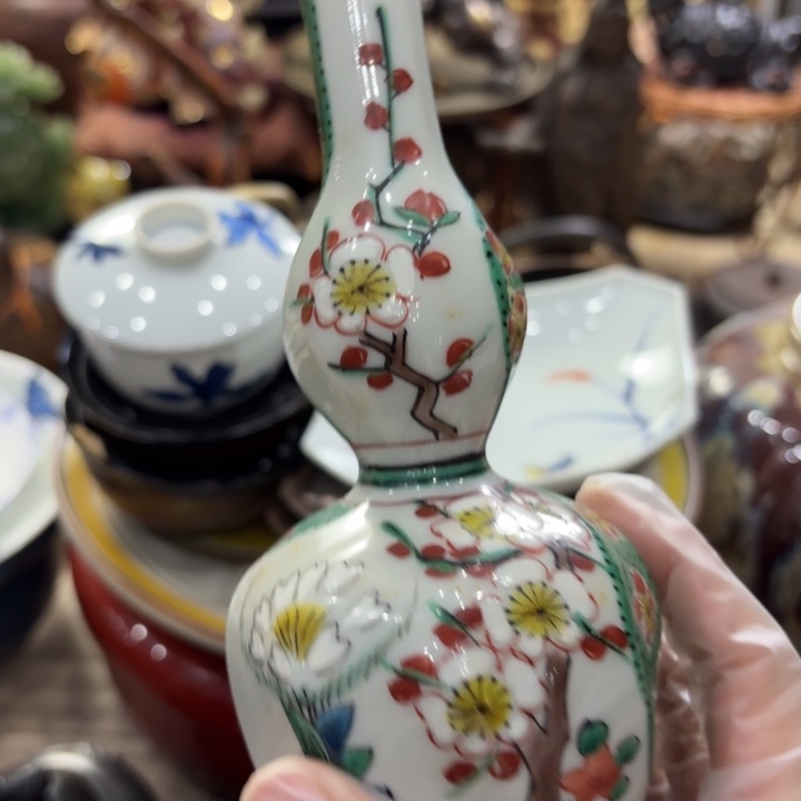 陶瓷古美术置物摆件