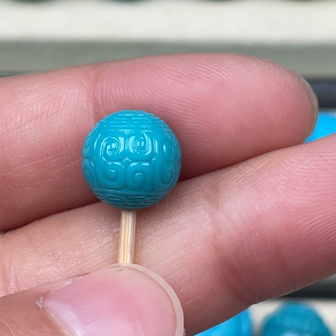 绿松石挂件未镶嵌10mm