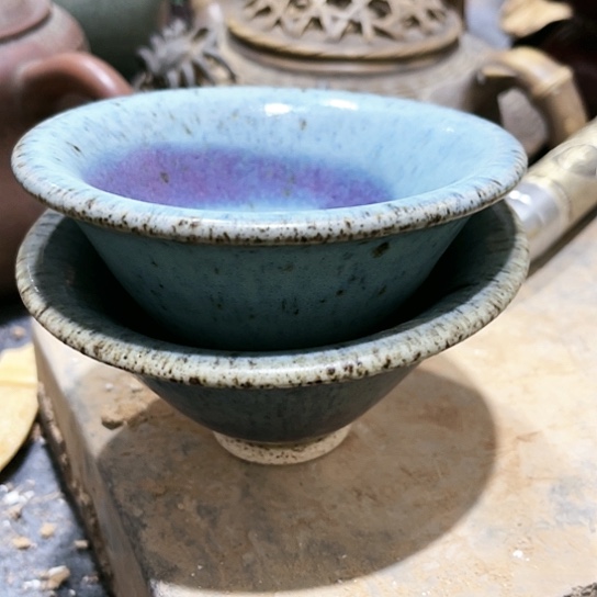 瓦当摆件摆件茶桌茶台陶瓷夕*春