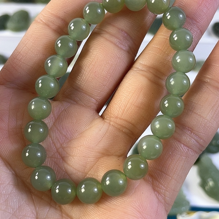 和田玉手串未镶嵌