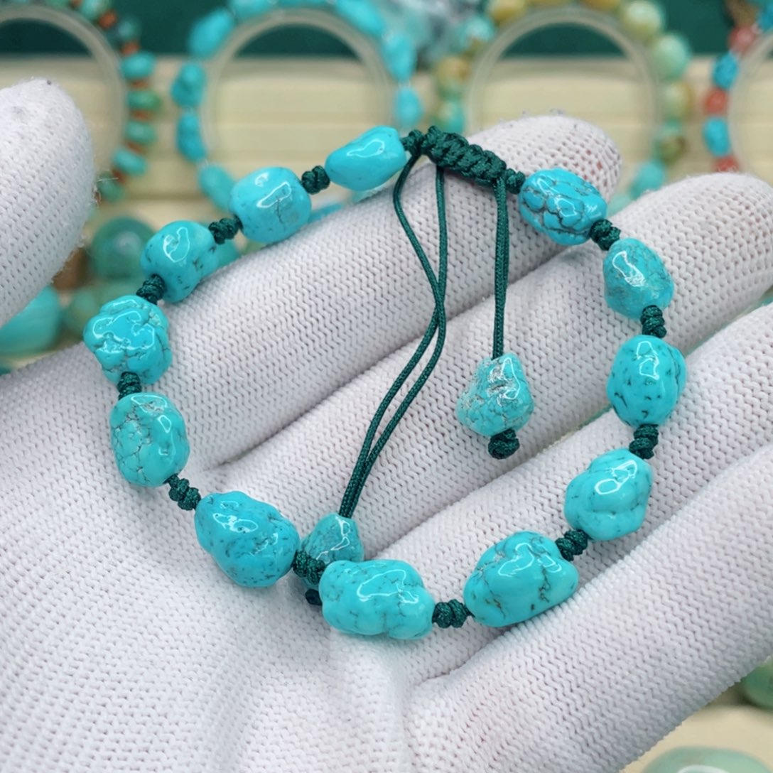 未镶嵌绿松石珠宝奇石