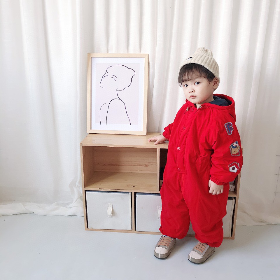 橙橙家清货断码儿童滑雪服特惠NO退换男女童连体刺绣保暖爬服童装
