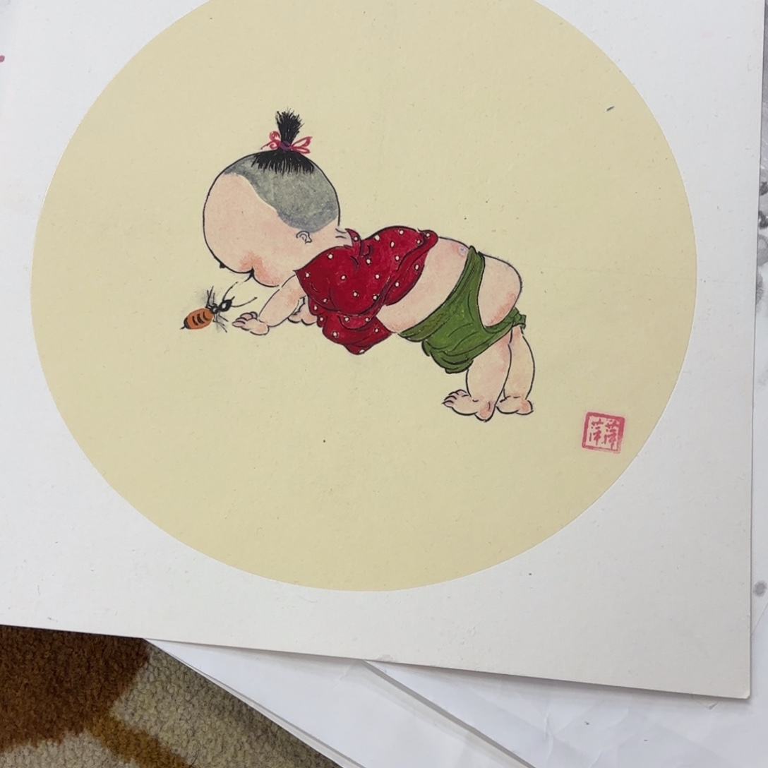 国画33-33卡纸作品艺