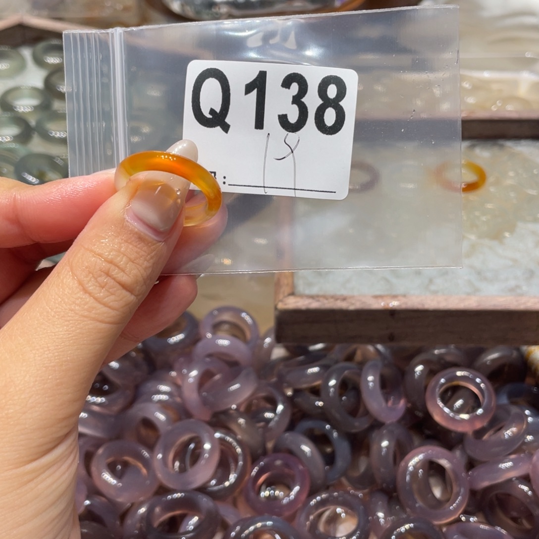 玛瑙/玉髓未镶嵌戒指138