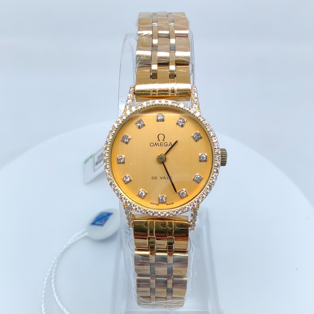 95新 Omega/欧米茄  手动机械后钻20mm/公价32999/w10985