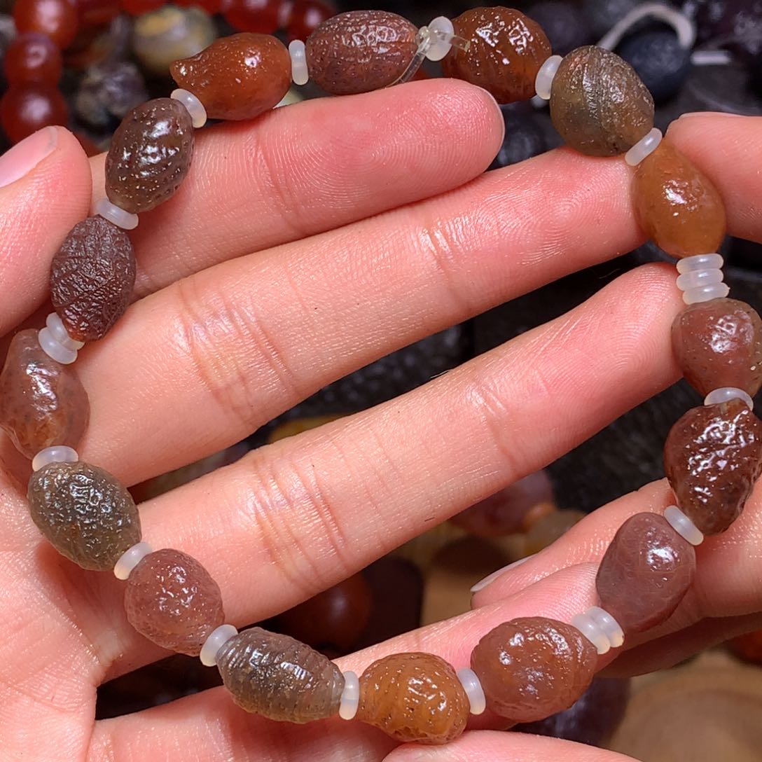 未镶嵌玛瑙/玉髓珠宝半成品