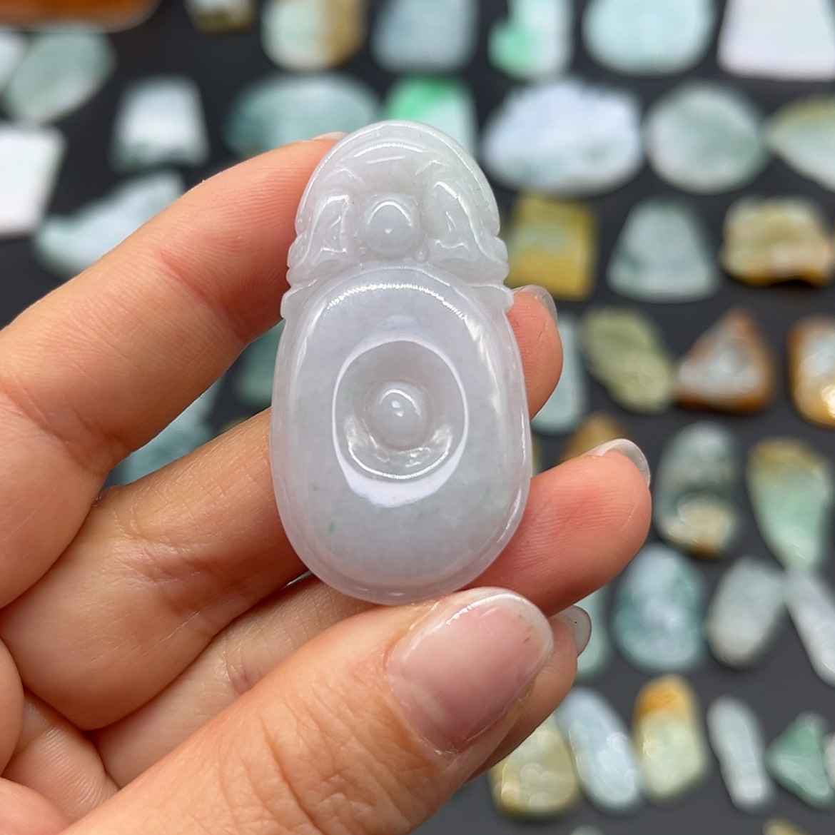 【闪购商品】翡翠颈饰未镶嵌福贝