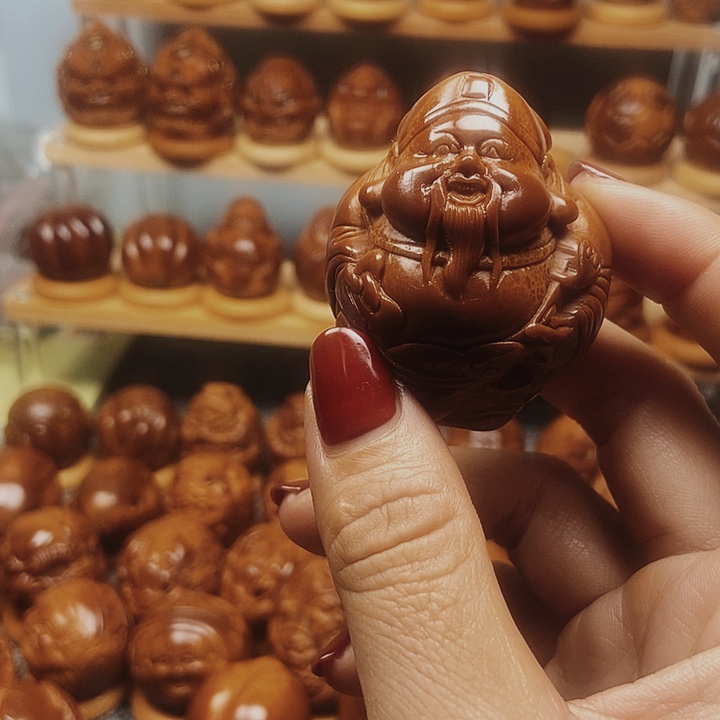 白***️手串/手链橄榄核财神