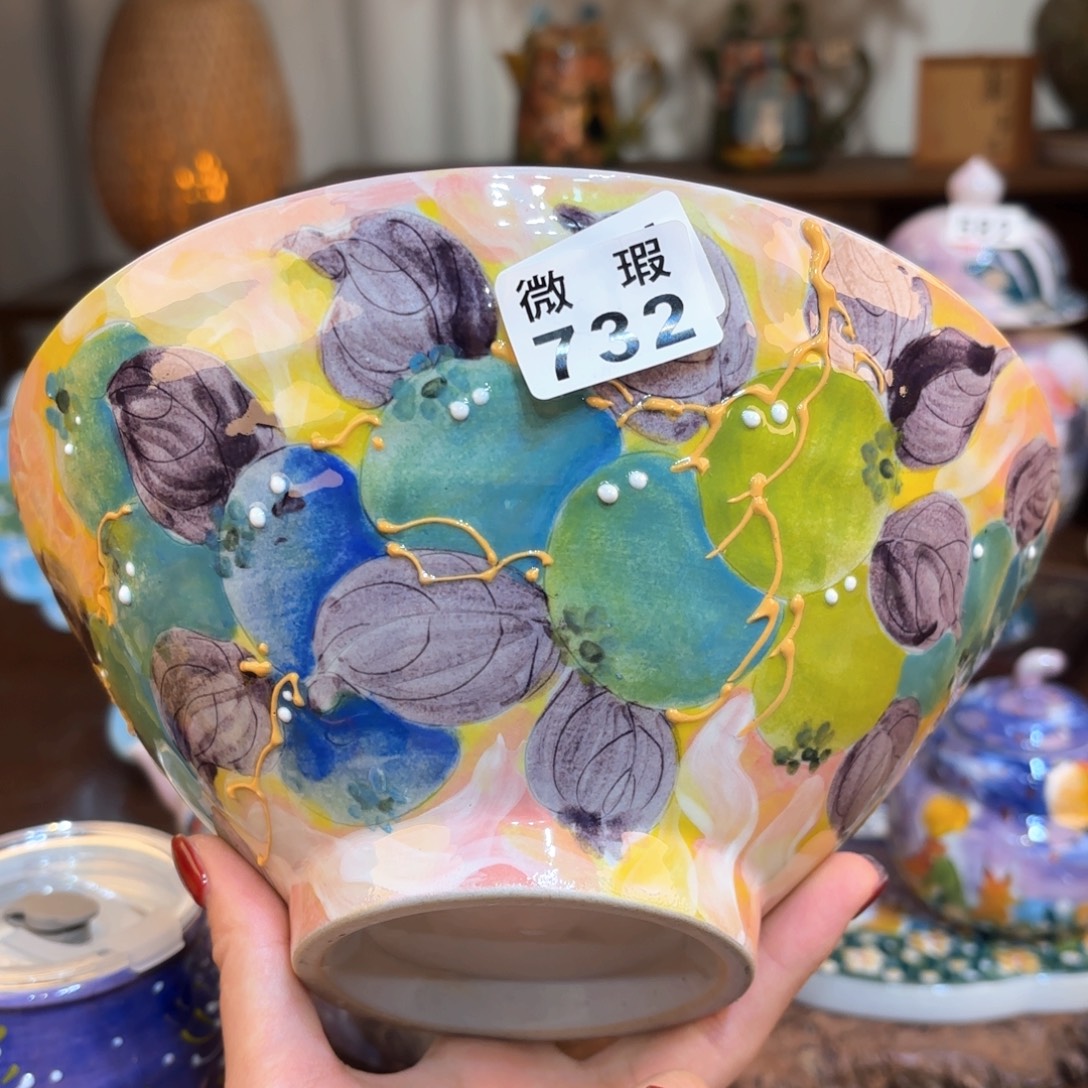 景德镇手绘高温釉下彩陶瓷茶具