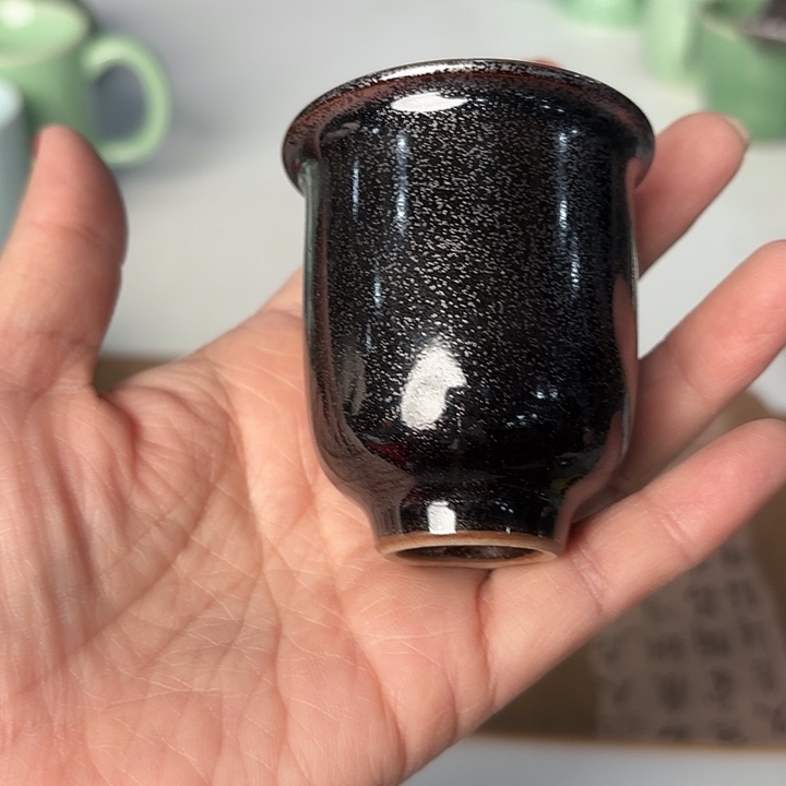 龙泉云间青瓷小米茶器