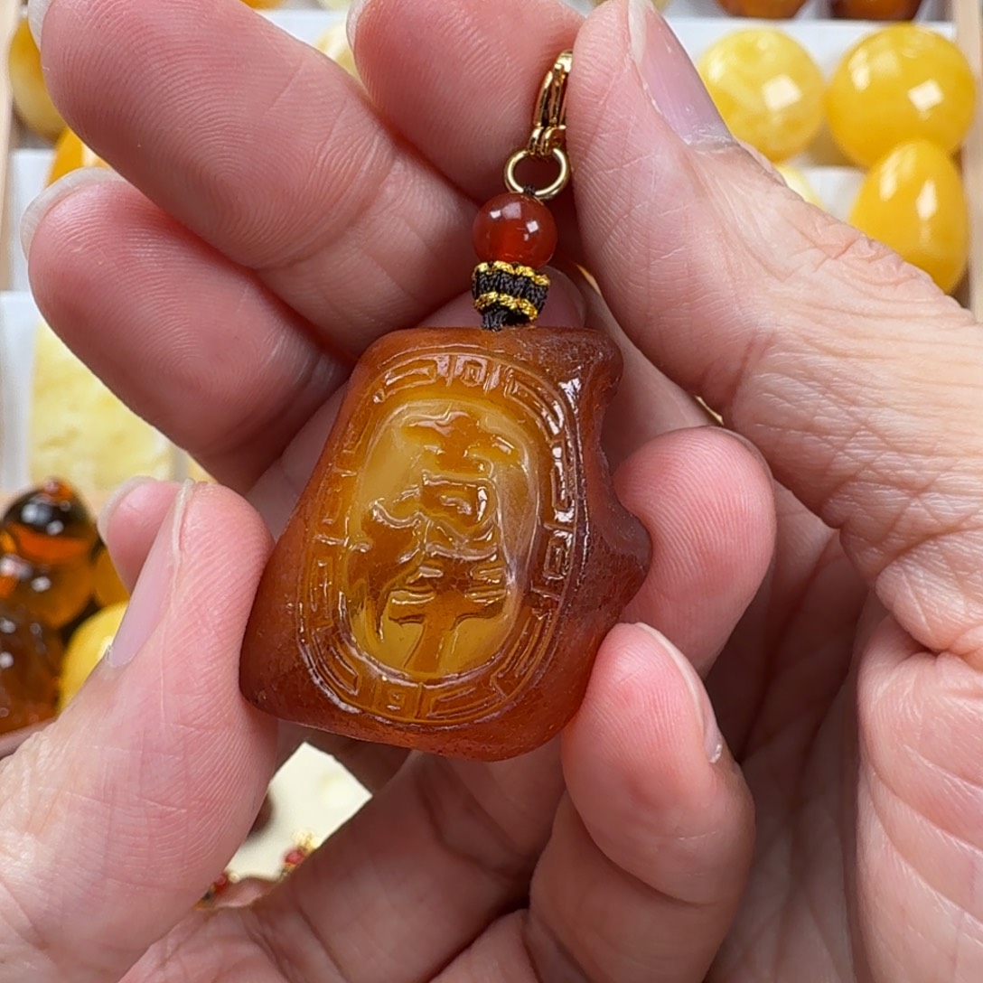 蜜蜡颈饰未镶嵌蜜蜡