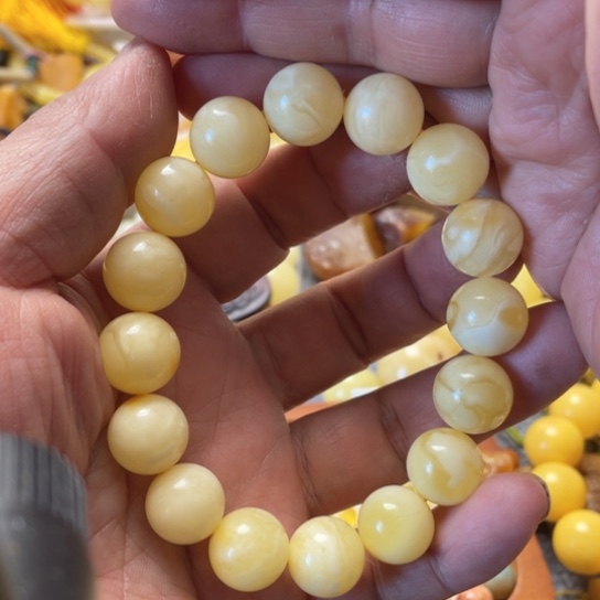 未镶嵌蜜蜡手串手串