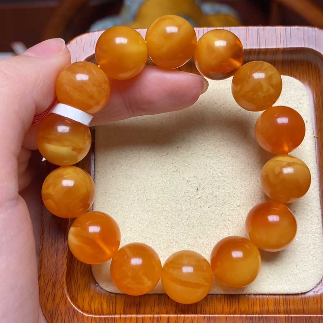 【闪购商品】蜜蜡手链未镶嵌手串