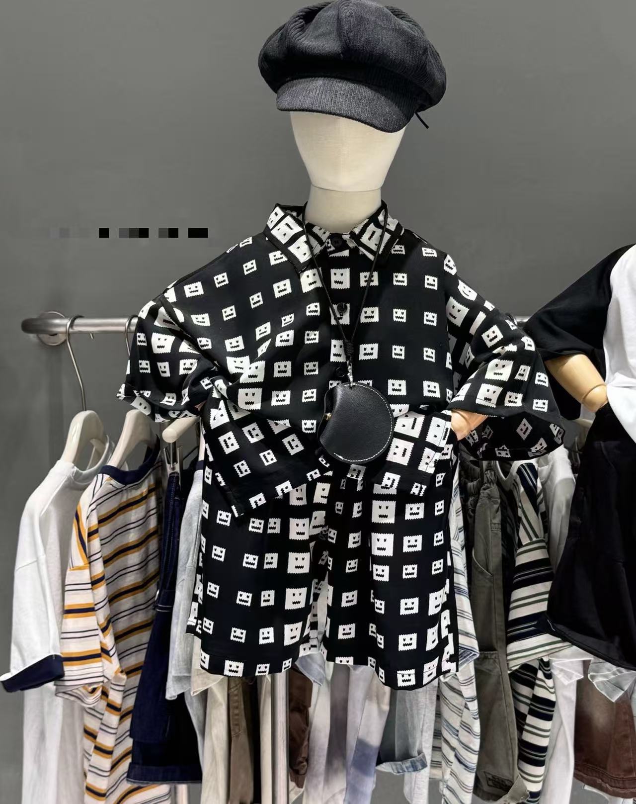 俩小只新品夏季短袖宽松百搭潮流