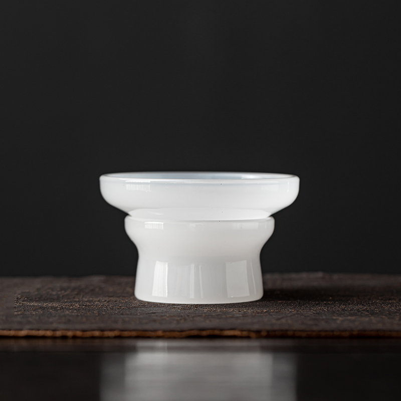 琉璃玉瓷茶滤家用办公室功夫茶漏滤茶器简约创意过滤茶漏斗茶滤器