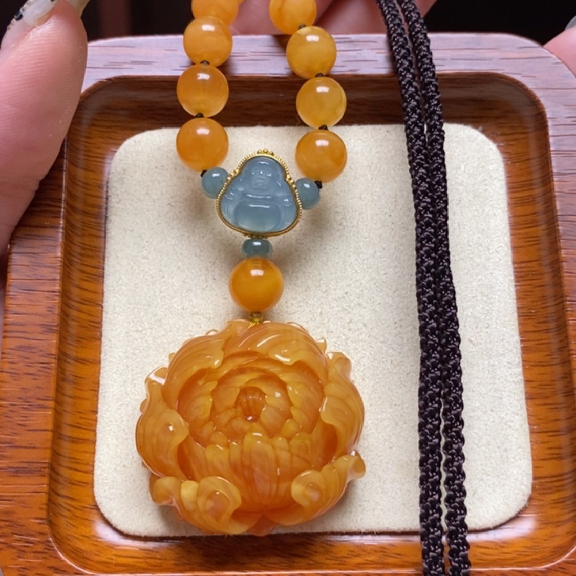 【闪购商品】蜜蜡颈饰未镶嵌项链