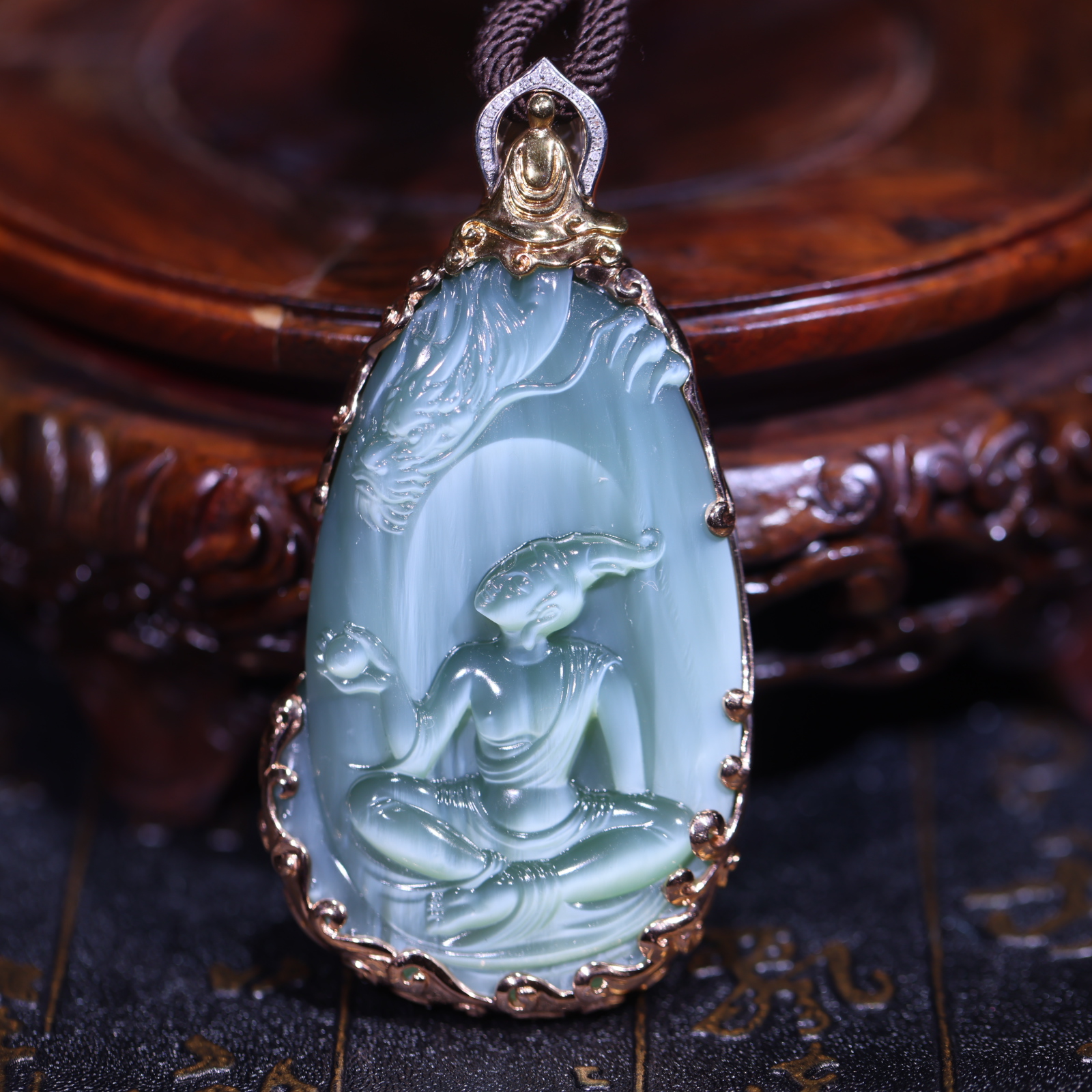 【新疆马爷珠宝】度母 玉龙观音
