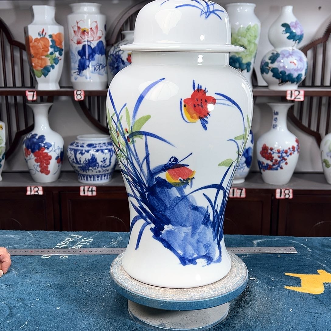 摆件景德镇陶瓷将玉