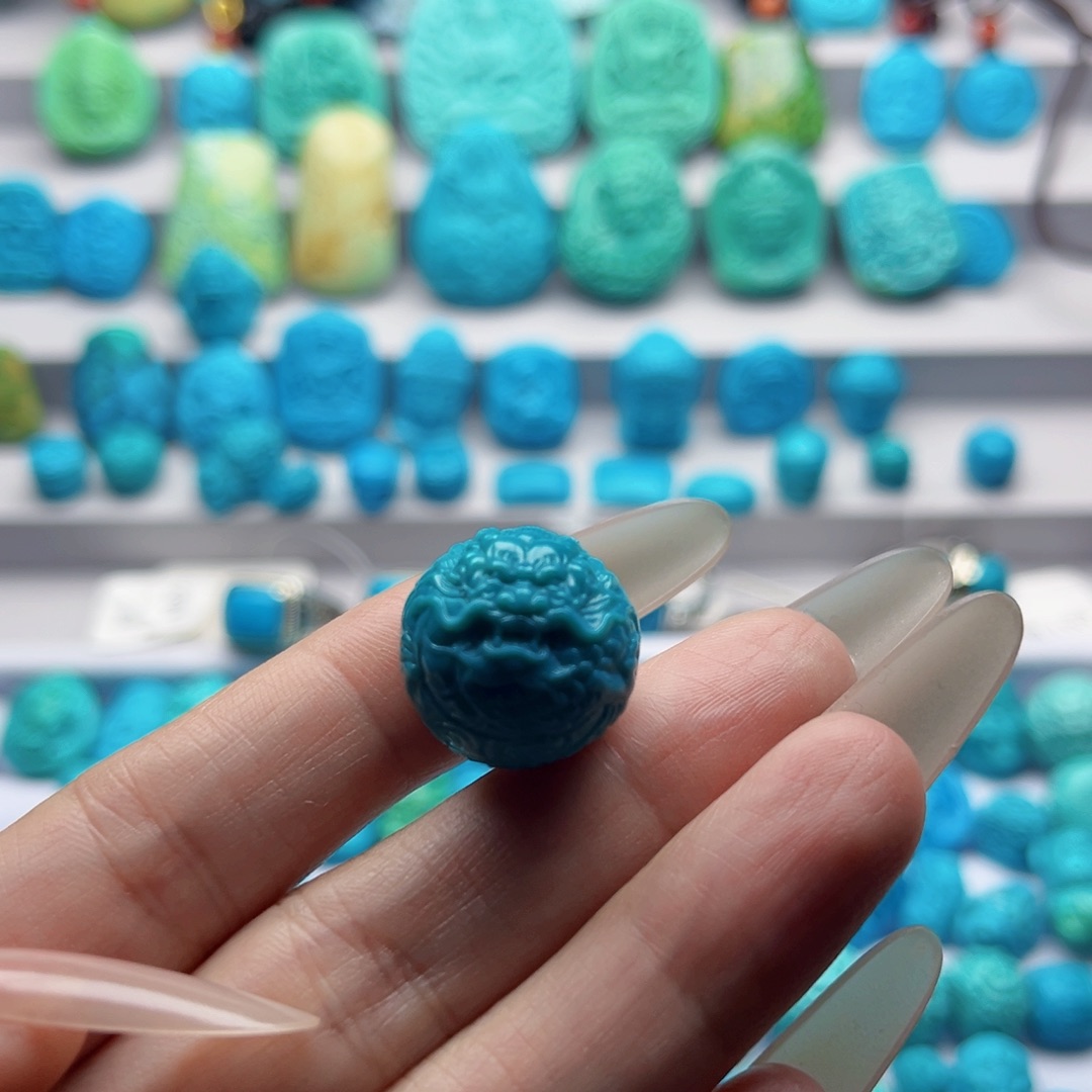 绿松石珠宝奇石未镶嵌