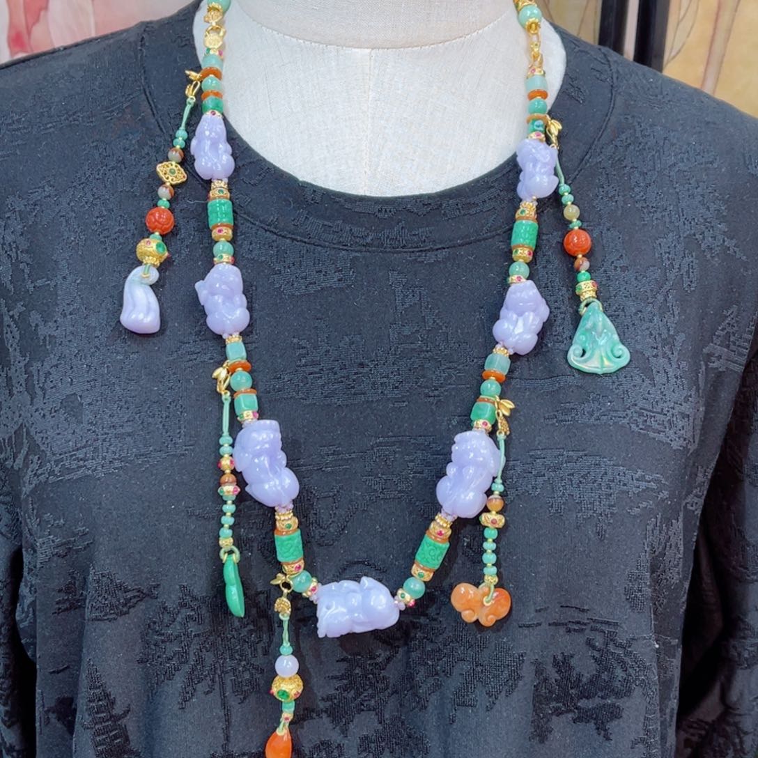 翡翠颈饰合金48小时鉴赏期