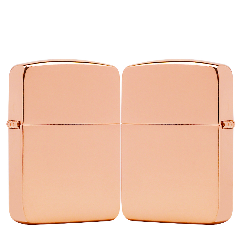 ZIPPO/之宝打火机玫瑰金1941【光板】新底经典送礼物打火机-1941